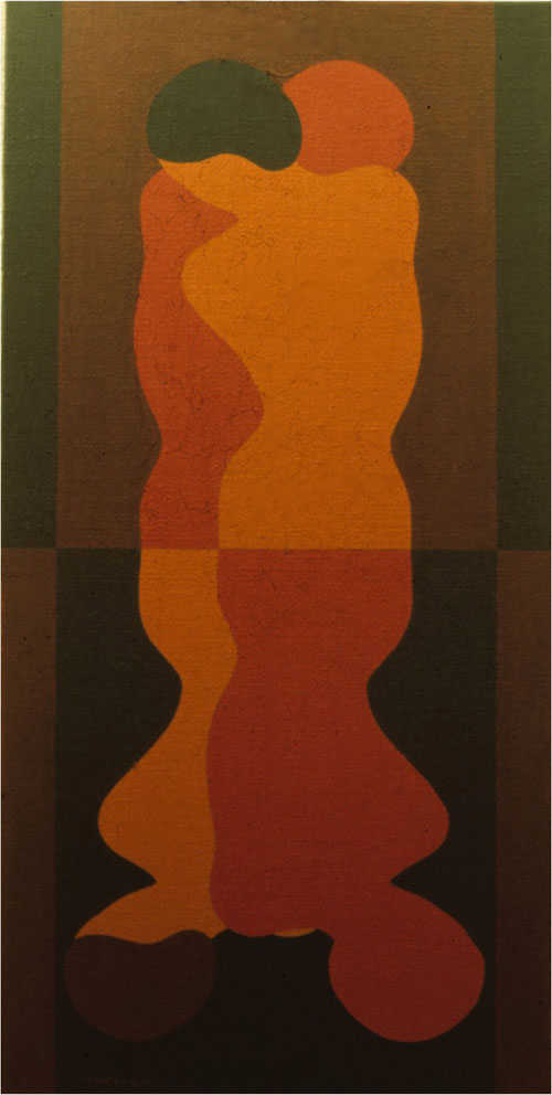 regina di cuori - olio su tela cm 50X100