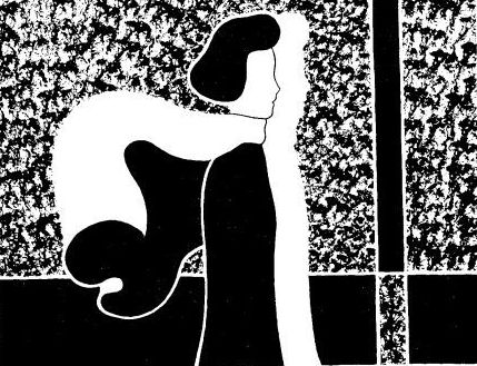 serigrafia in bienco e nero