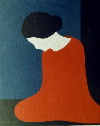 dolcezza - olio su tela cm 40 x 50