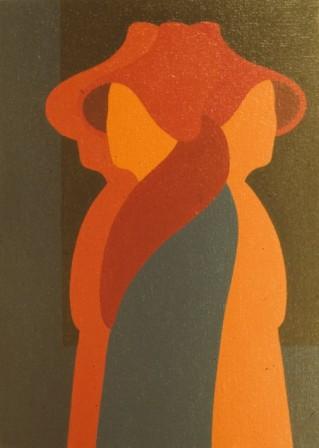 eleganza - olio su tela cm 50 x 70