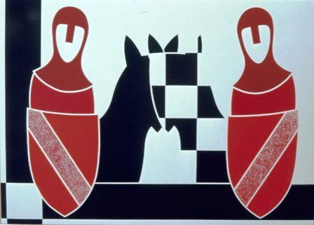 il Cavallo - serigrafia a 3 colori